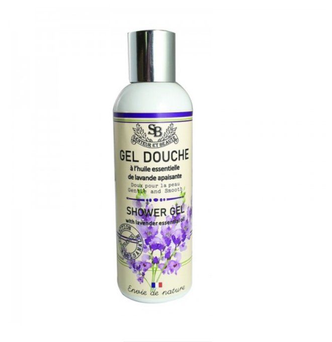  gel douche - huile essentielle de lavande apaisante