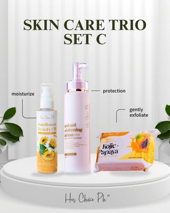 HER CHOICE SKIN CARE TRIO SET C