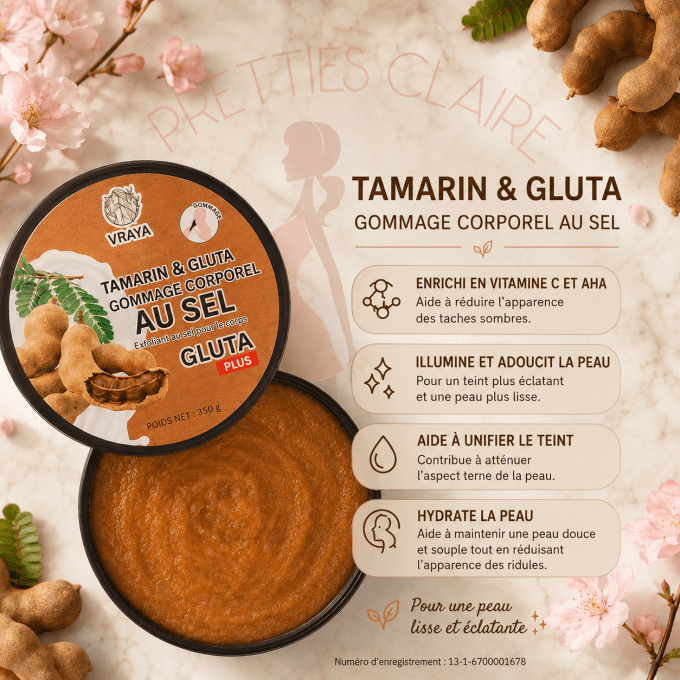 VRAYA GOMMAGE AU TAMARIN ET AU GLUTATHIONE