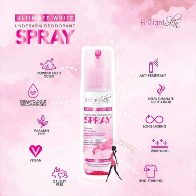 BRILLIANT SKIN UNDERARM DEO SPRAY