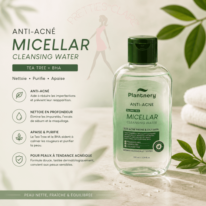 EAU MICELLAIRE ANTI ACNÉ 