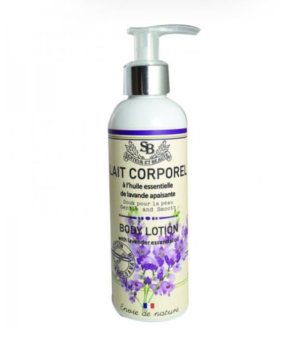 lait pour le corps - huile essentielle de lavande apaisante 