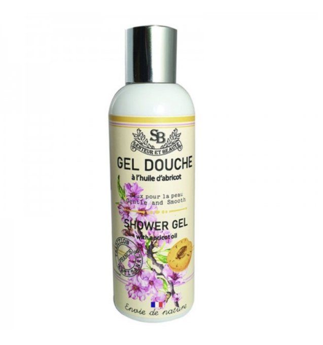 gel douche - à l'huile d'abricot