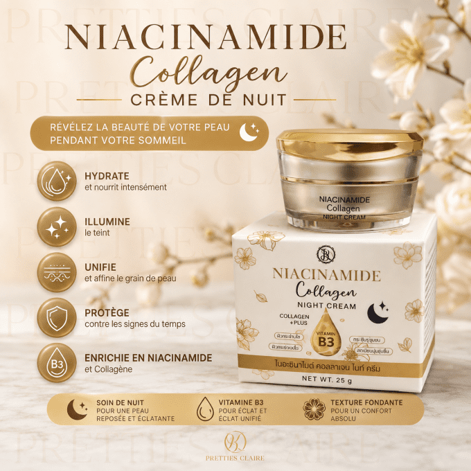 NIACINAMIDE COLLAGÈNE CRÈME DE NUIT