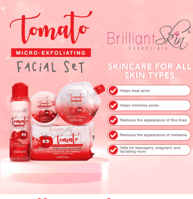 TOMATO MICRO EXFOLIATING FACIAL SET