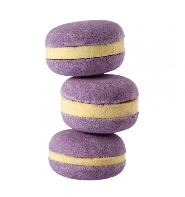 Macaron de bain - fruit de la passion 