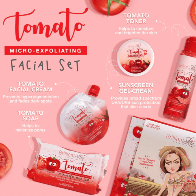 TOMATO MICRO EXFOLIATING FACIAL SET