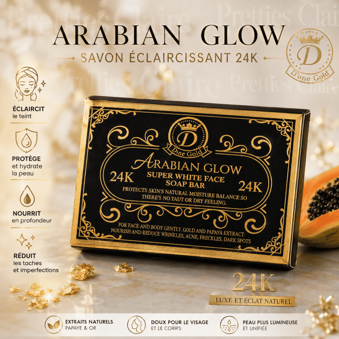 D-NE GOLD 24K ARABIAN GLOW SOAP