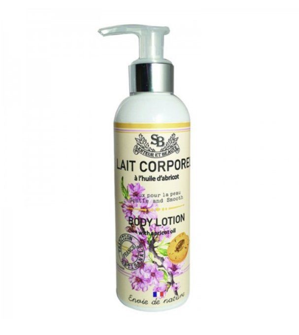 lait pour le corps - huile d'abricot