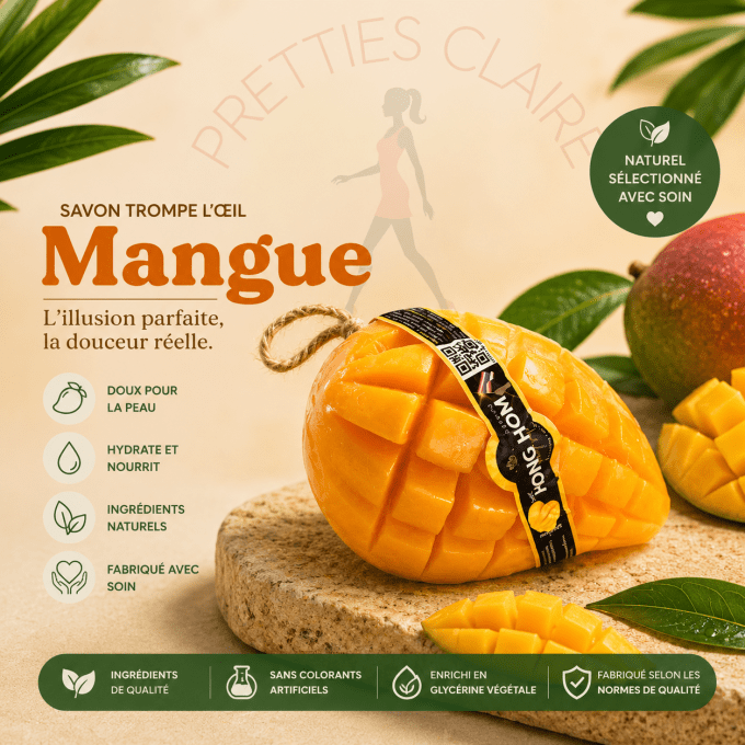 SAVON TROMPE L’ŒIL MANGUE