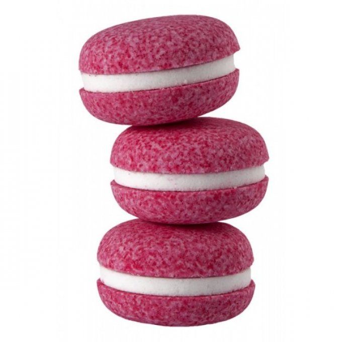 Macaron de bain -  cranberry 