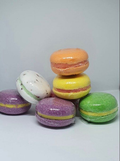 Macaron de bain -  pamplemousse 