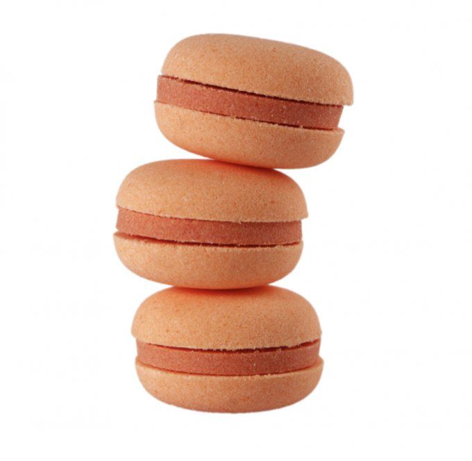 Macaron de bain -  pamplemousse 