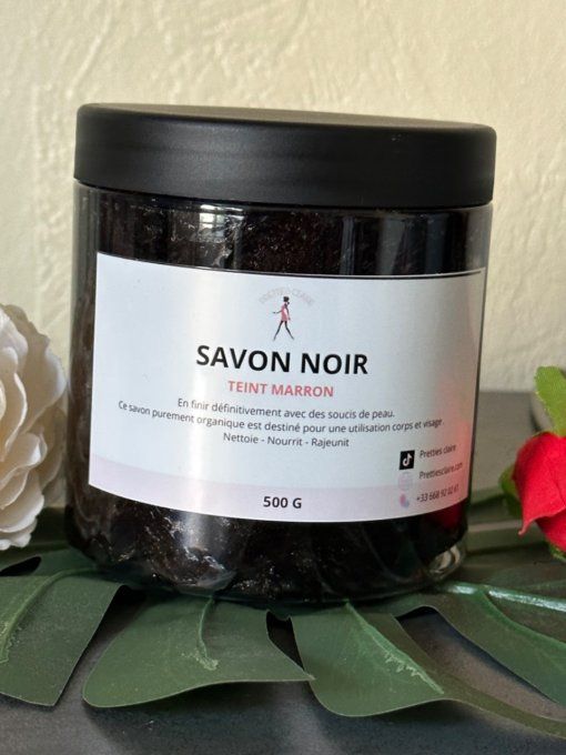SAVON NOIR TENT MARRON 