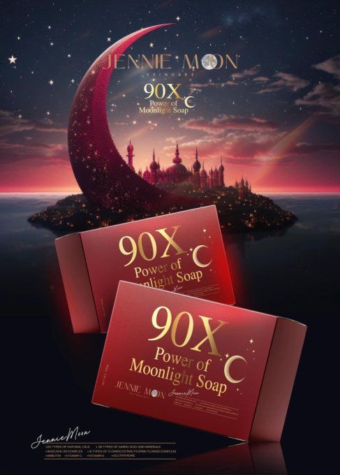 90X POWER OF MOONLIGHT SOAP 160GR
