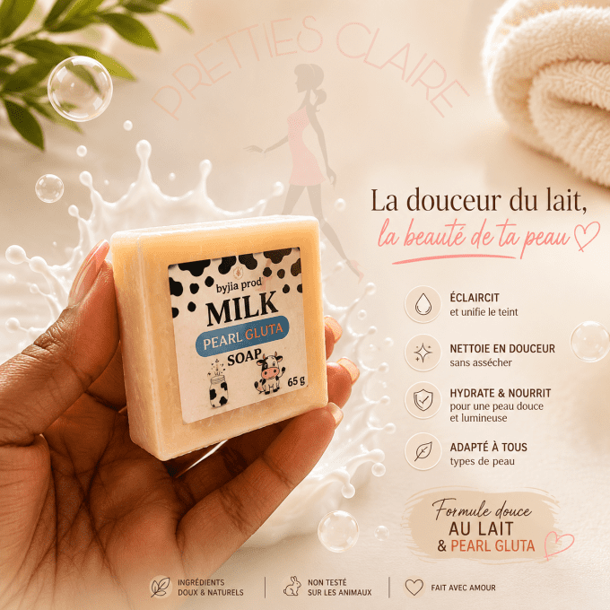 MILK PEARL GLUTA SOAP