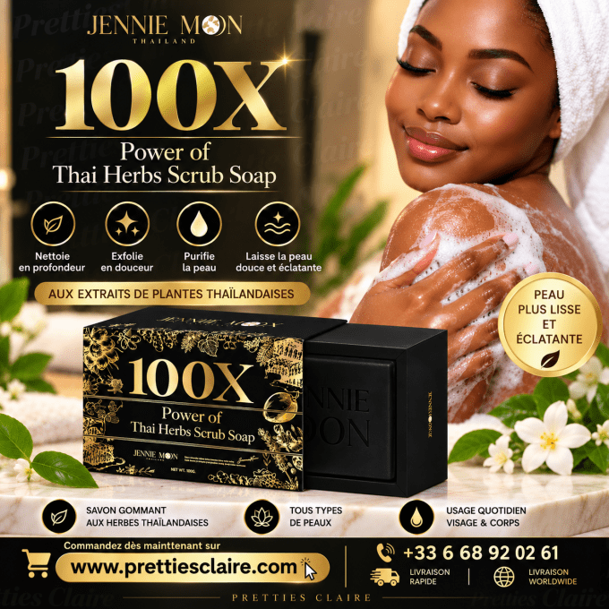 JENNIE MOON 100X POWER OF THAÏ HERBAL SCRUB SOAP 