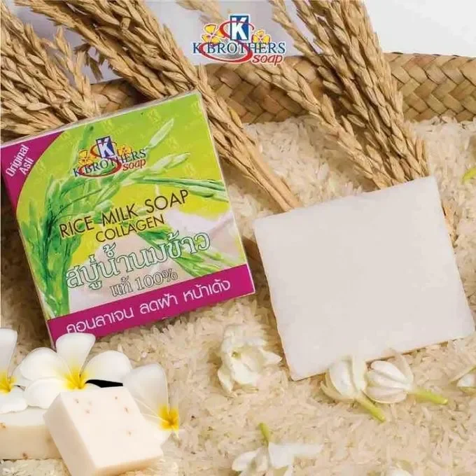K BROTHERS RICE MILK SOAP COLLAGEN