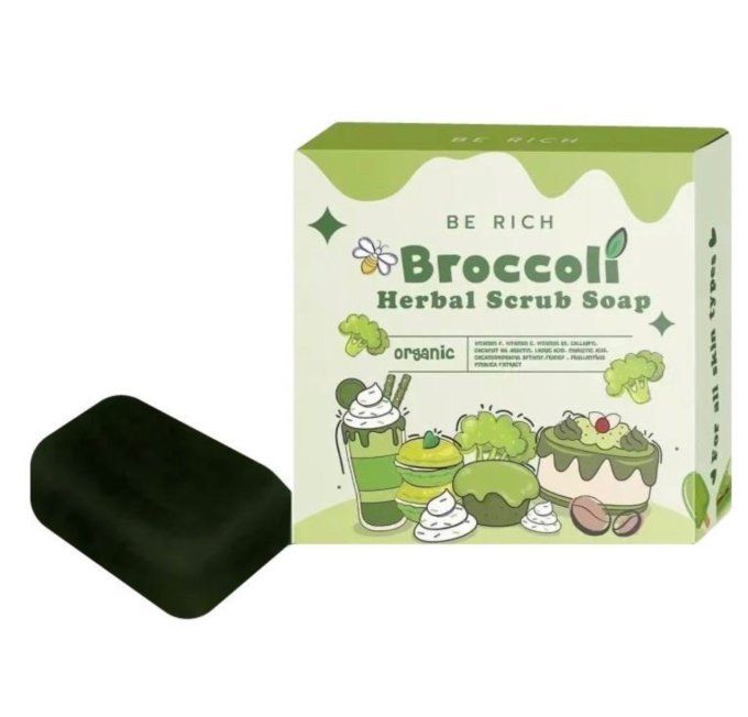 BE RICH BROCCOLI HERBAL SCRUB