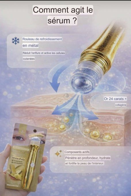 COLLAGEN GOLD 24 EYE ROLLER SERUM 15ML