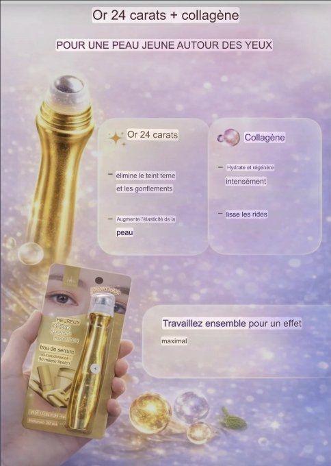 COLLAGEN GOLD 24 EYE ROLLER SERUM 15ML
