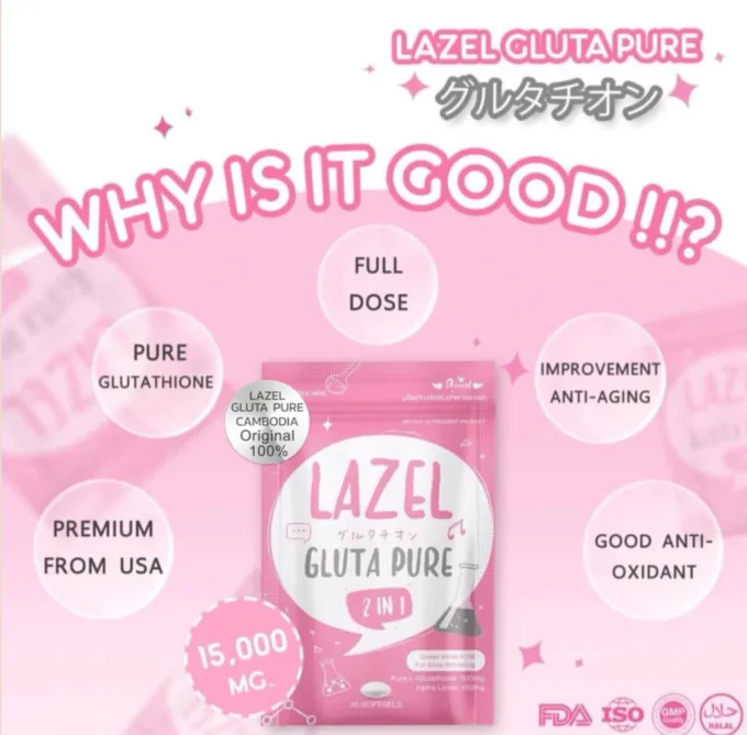 LAZEL GLUTA  PURE 2 EN 1